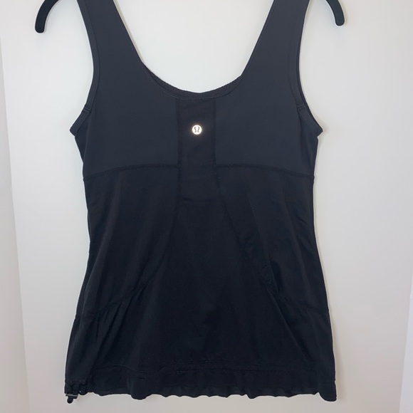 Lululemon Tame Me Tank Size 6 Black - Picture 4 of 7